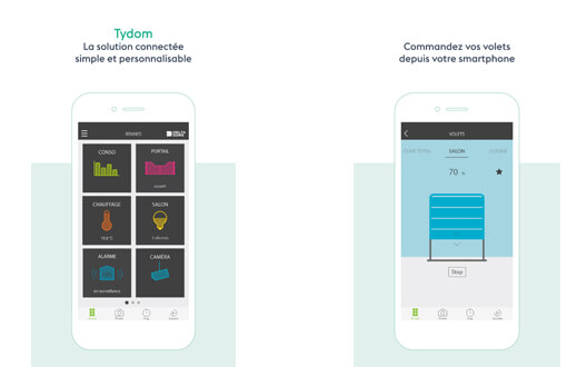 Découvrez notre application Tydom pour le pilotage de vos volets roulants.