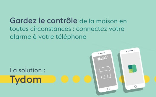 Avec votre alarme connectée, gardez le contrôle de la maison en toutes circonstances.