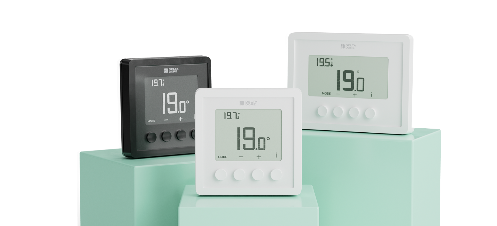 Un Tybox control Black, un tybox control XL et un tybox control white