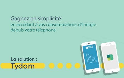 Accédez à vos consommations d'énergie depuis votre téléphone ou votre tablette.