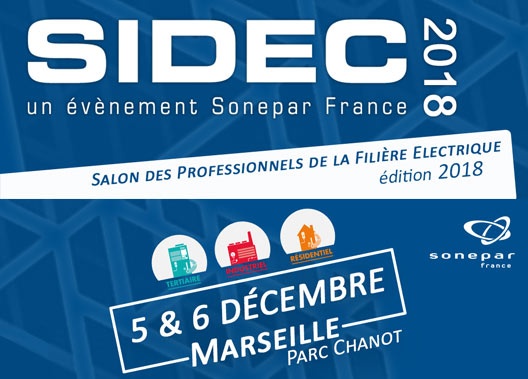 Rencontrez nous au Sidec de Marseille en décembre 2018.
