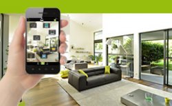 Portable avec l'application domotique Delta Dore pour la maison