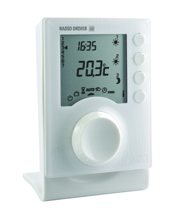 Delta Dore Programmateur et récepteurs pour chauffage électrique Pack  Driver 630 Radio/CPL/FP - Programmation jusqu'à 3 zones | Thermostat –  6051123