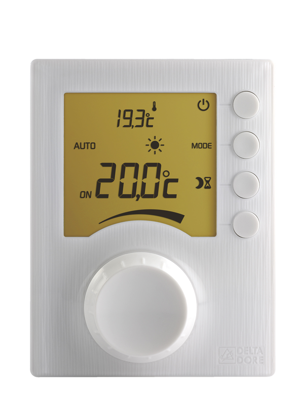 Thermostat radio pour chaudière ou PAC Tybox 33 - Delta Dore