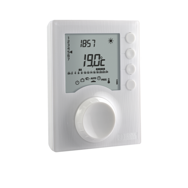 Thermostat programmable pour chaudière ou PAC Tybox 1127 - Delta Dore