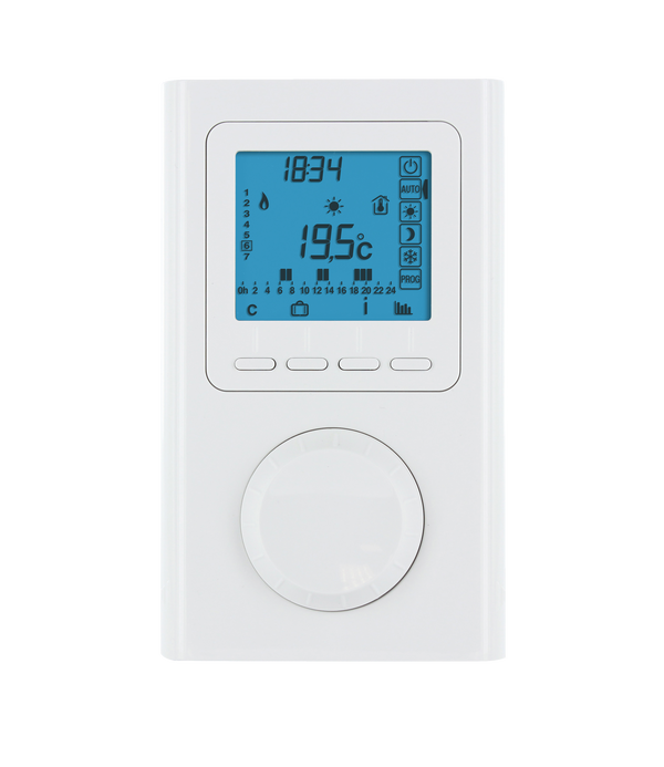 Thermostat programmable filaire simple d'utilisation - Delta Dore