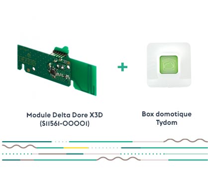 Module Delta Dore x3D pour compatibilité avec automatismes Sommer