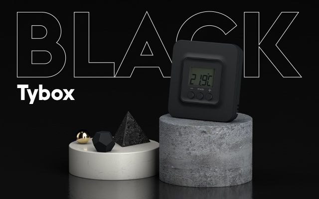 Delta Dore connected thermostatsTybox black 5101